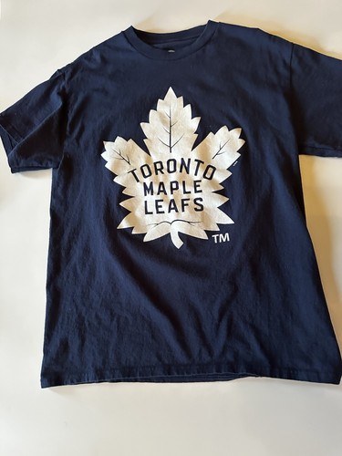Toronto Maple Leafs Official NHL Tshirt Blue Size M #34 Matthews Hockey Canada