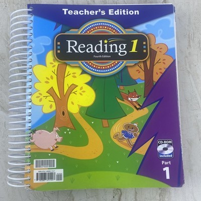 BJU Press Reading 1 Fourth Edition Teachers Edition Part 1 Only