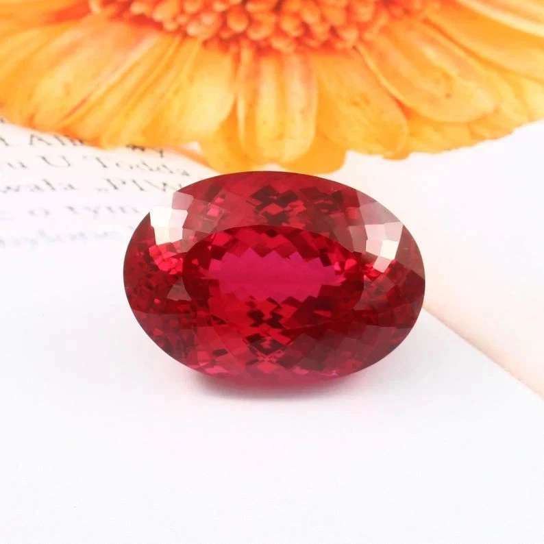 Rare 13.40 Ct Burmese Blood Red Ruby Certified Natural Oval Cut Stone - Image 2 of 4