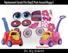The Toy Restore Replacement Stickers fits Step2 Push Around Buggy 2 Car Wagon G