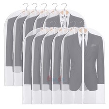 10 Garment Bags, Zippered Suit Covers  Dust Protection for Closet Organization