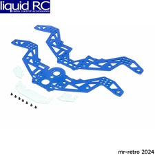 Losi 211053 Chassis Plate Set Blue: Mini LMT