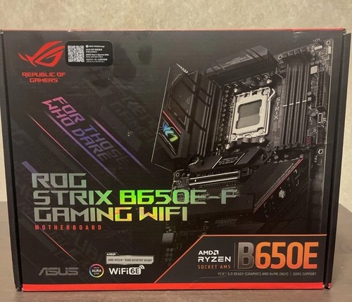 ASUS ROG Strix B650E-F Gaming WiFi AMD AM5 Ryzen Motherboard *NEW SEALED* - Picture 8 of 10