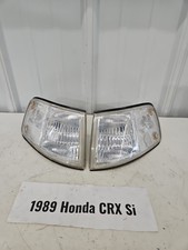 88-89 Honda Crx Front Corner Light Turn Signal Markers Lr Pair Set Dx Si Ef 88-89 Honda Crx Front Corner Light Turn Signal Markers Lr Pair Set Dx Si Ef