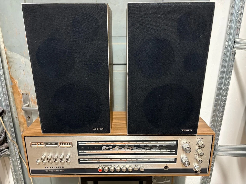 TELEFUNKEN Concertino Hifi Receiver mit Lautsprecher