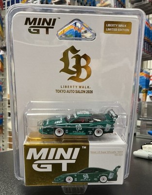 Mini GT Liberty Walk Limited 1/64 LB-Super Silhouette Nissan 180SX TAS2026 Green