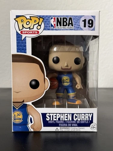 Funko Pop! NBA Stephen Curry Golden State Warriors #19 Vinyl Figure