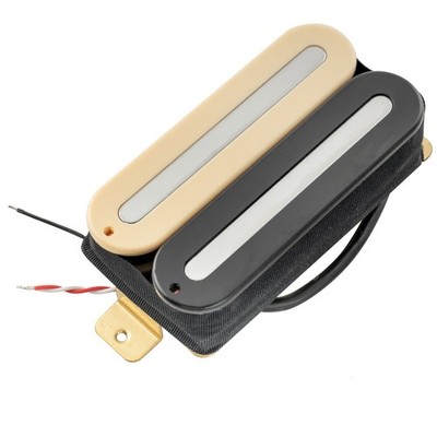 Artec HXTN Zebra Super Power Rail Blade Ceramic Humbucker Guitar Bridge Pickup