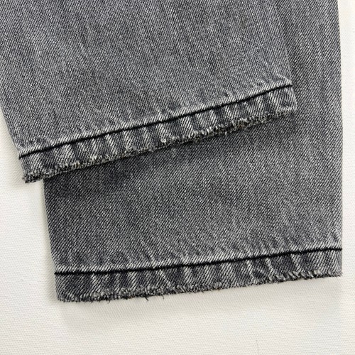 SR vs. Sandrine Rose x Free People graue Waschung gerades Bein Jeans Gr. 26 - Bild 14 von 16