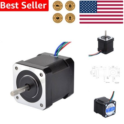 NEMA 17 Stepper Motor 2A 59Ncm 4-Lead 48mm 3D Printer CNC Machine
