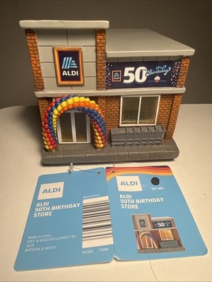 ALDI Limited Edition 50th Anniversary Store Model, 1976-2026 Multicolor