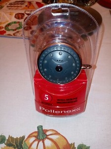 Pollenex Wall-Mount Shower Head 5-Spray Settings.