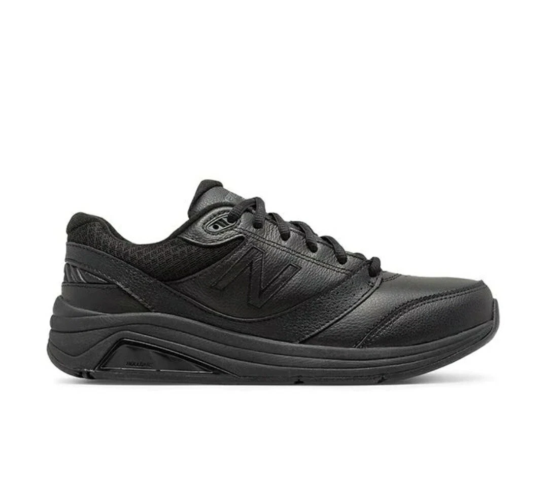 New balance hotsell black walking shoes