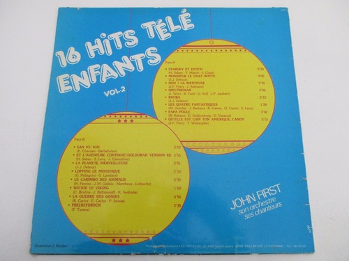 Disque Vinyle 33T - HIT TÉLÉ ENFANTS Volume 2 - Goldorak San Ku Kai Spectreman - Bild 3 von 5