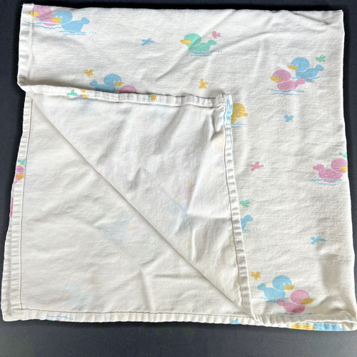 Coperta fasciatoio ricezione bambino ospedale vintage anatre pastello 32” x 31” Medline - Foto 3 di 3