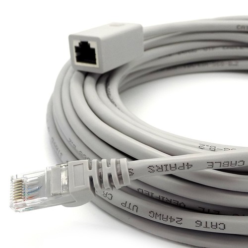Ethernet Extension Cable Cat6 Network RJ45 Extender Lead Male to Female lot - 第 6/11 張圖片