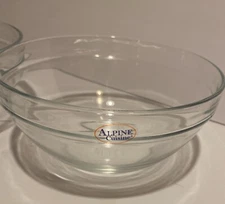 Alpine Cuisine Glass Bowl Set Microwave Freezer Dishwasher Safe
