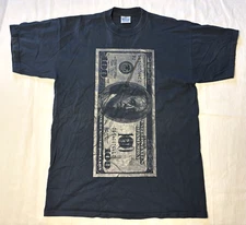Men's Pro America TND Club Super Heavy T Shirt size XL Tall $100 Bill Benjamin