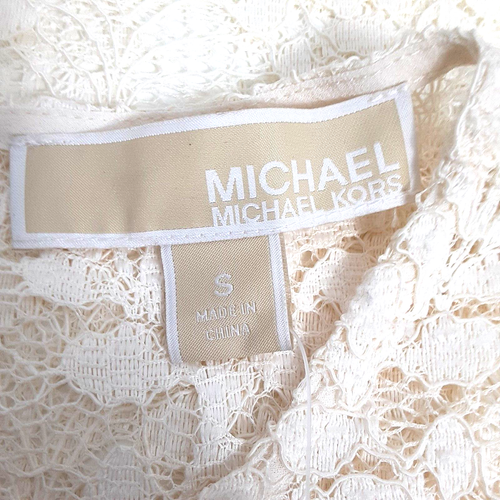 MICHAEL MICHAEL KORS Lace Dress Sz S Babydoll Boho Crochet - Picture 20 of 23