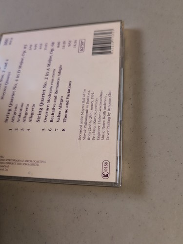 Schostakowitsch: Streichquartett Nr. 2 und 4 / Moyzes Quartet (CD, 1995, Lydisch) - Bild 23 von 24