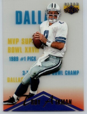 1996 Clear Assets #40 Troy Aikman