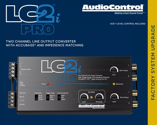 AudioControl LC2i PRO 2-Channel Active Line Output Converter/Line Driver/ACR-1 - Picture 21 of 22