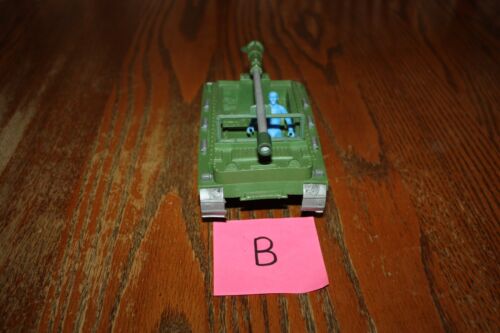Vintage MPC Army Weasel (Tank) with Silver Tracks & Blue Driver B - Marx - Picture 8 of 11