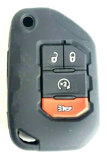 Key Fob Case Cover for Jeep 2018 2019 2020 Wrangler JL Gladiator 68416784 - Picture 9 of 13