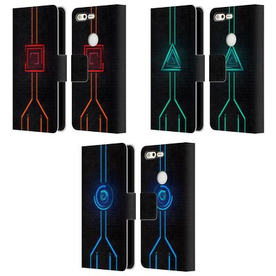 OFFIZIELLE ALYN SPILLER NEON BRIEFTASCHE HUELLE AUS LEDER FÜR GOOGLE HANDYS