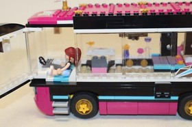 LEGO Friends Pop Star Tour Bus 41106 No Box or Manual Looks Complete