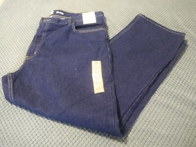 Outdoor life relaxed fit slightly tapered dark wash jean men's size 40x30  - Main Image