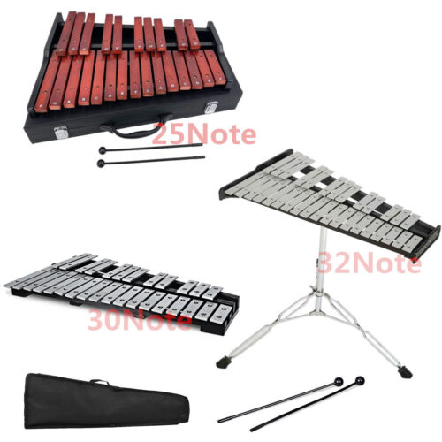 Professional 25/30/32 Note Glockenspiel Xylophone Percussion Kit for Beginner - Picture 1 of 22