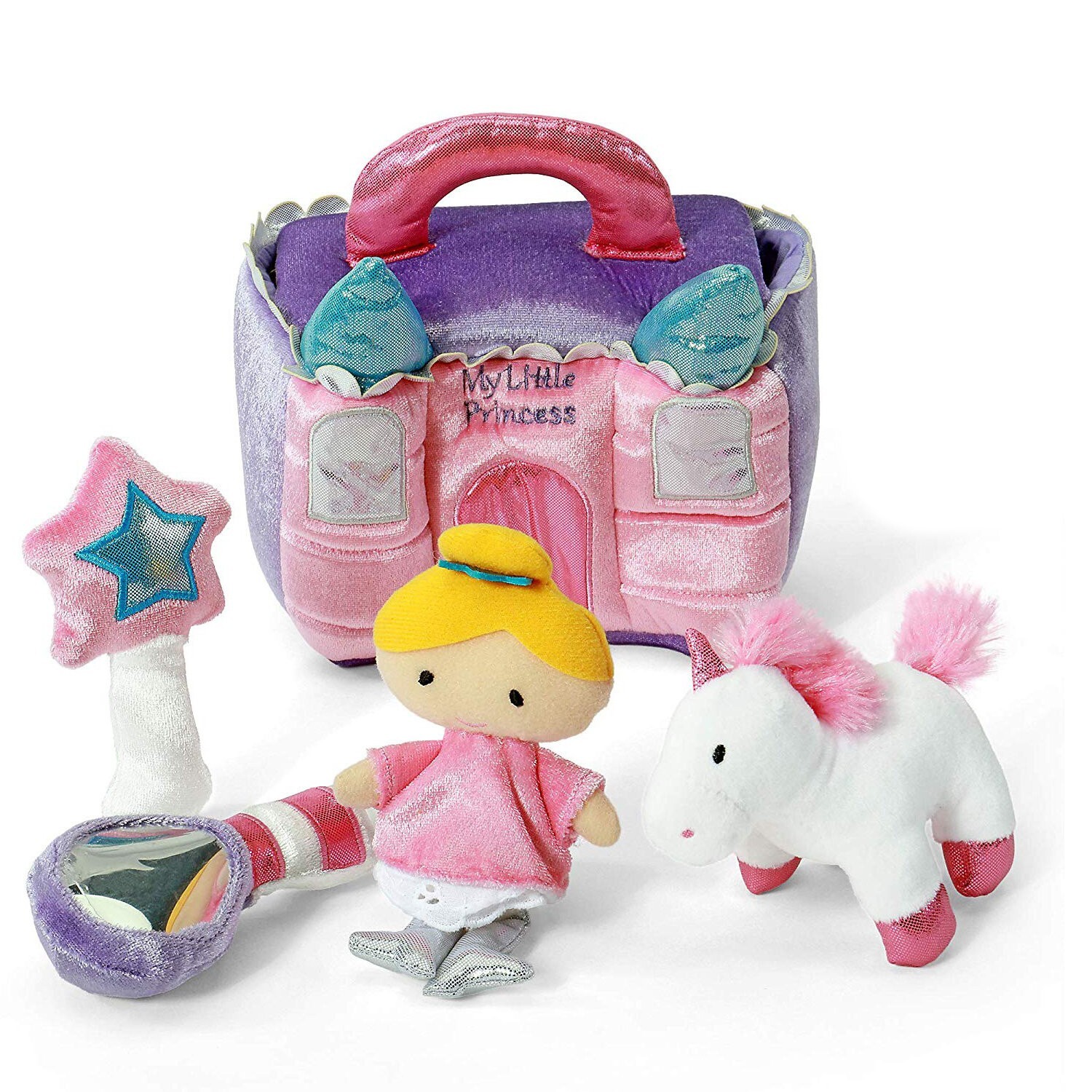 Princess Castle Playset Baby Toy, 8", 5 Pieces NWT