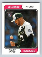 2023 Topps Heritage #714 Riley Pint SP RC