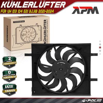 Lüfter Kühlerlüfter Lüftermotor für VW ID3 ID4 E21 Bj.ab 2021-2024 1EA121203E
