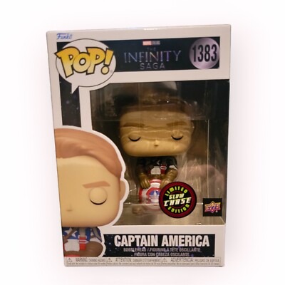 Captain America GITD CHASE Funko POP! Upper Deck Exclusive