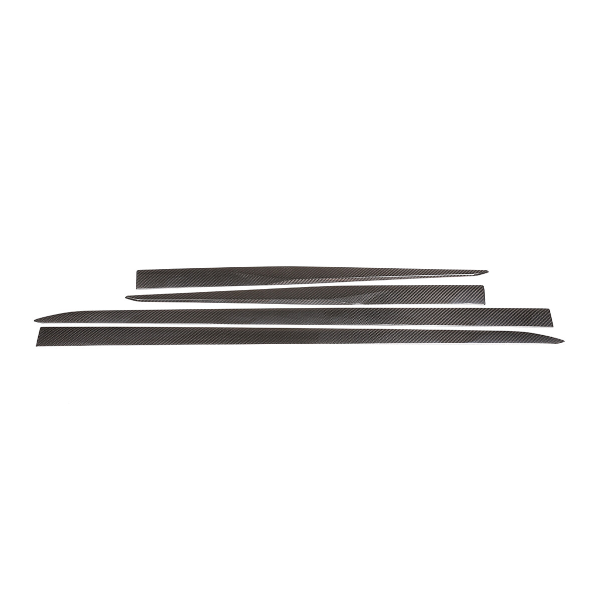Real Carbon Fiber For LAMBORGHINI URUS 18-22 Door Side Body Molding Trim Strips