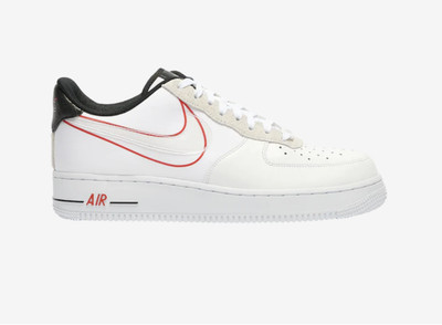 nike air force 1 white and black mens