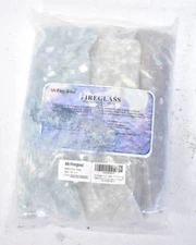 Mr Fireglass Blended Reflective Fire Glass 10 lb 1/4" Aqua Blue/Copper/Platinum