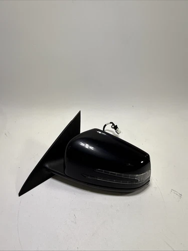 2014 2015 MERCEDES CLA250 LEFT DRIVER MIRROR 696 NIGHT BLACK USED OEM