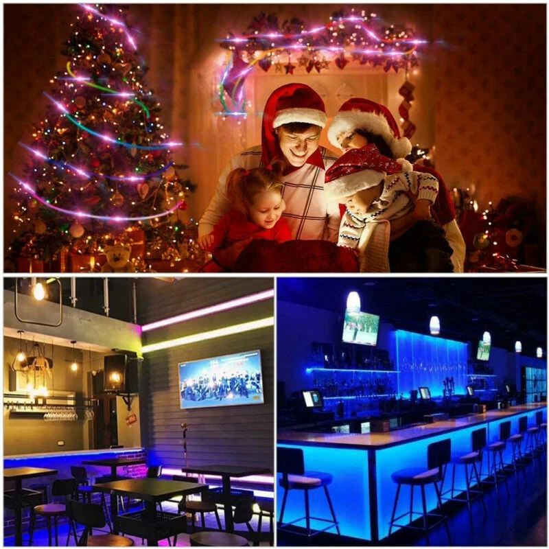 LED Strip Lights RGB 1m 2m 3m 4m 5m USB TV Back Lighting+Remote  5V 5050 - Image 4 of 4