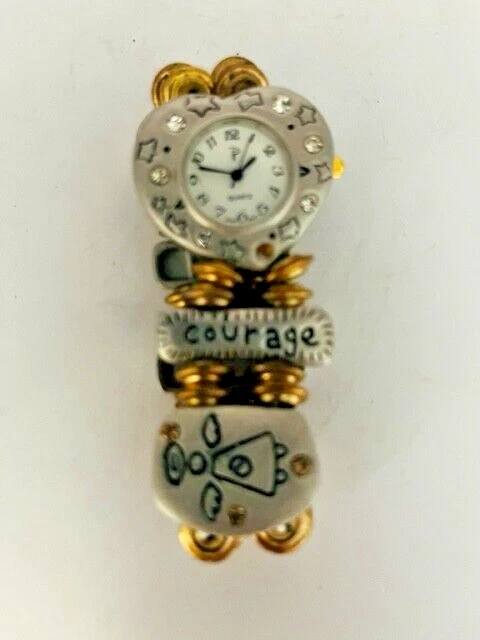 Ladies charm hotsell bracelet watch