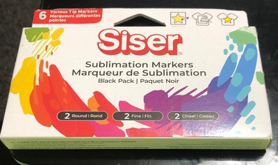 **~ Siser primäre Sublimationsmarker 6er-Pack ~**