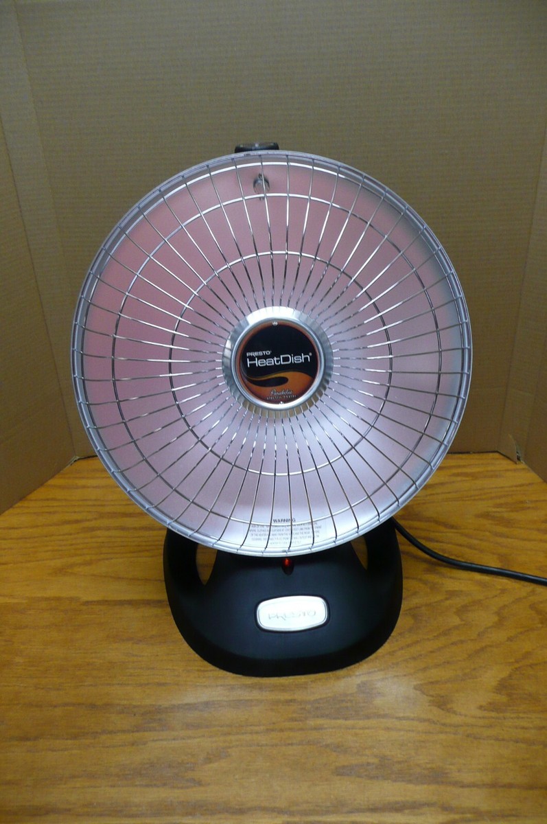 Presto Heat Dish Parabolic Electric Heater 1000W 120V 0792601