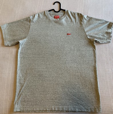 Supreme Small Box Logo Tee Heather Grey Size Large Ss18 Ebay