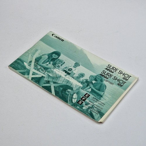 Canon Sure Shot Mega Zoom 105 Camera Original Instructions Manual 1991, En Fr Sp - Imagen 3 de 6