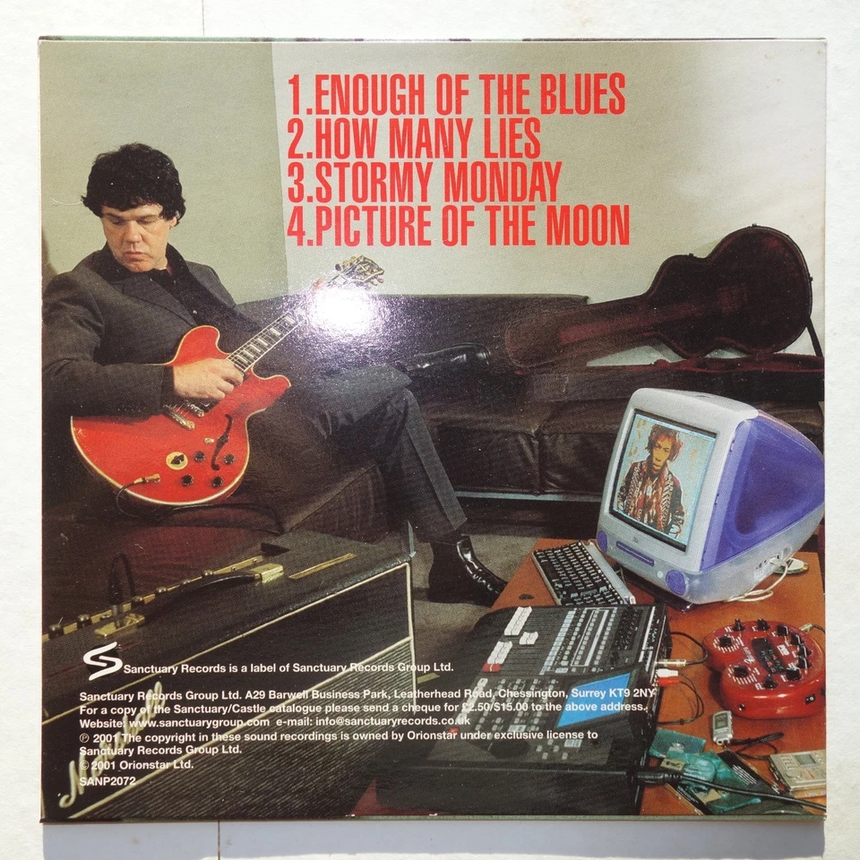 Gary Moore ‎– Back To The Blues  PROMO-CD Excerpts Sanctuary Records ‎– SANP2072 - Bild 2 von 4