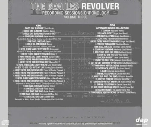 THE BEATLES / REVÓLVER: SESIONES DE GRABACIÓN CRONOLOGÍA VOLUMEN 1/2/3 Set (6CD) - Imagen 4 de 10
