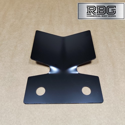 Bumper Protector Towbar Plate Tow Ball BLACK Bolt on Bracket Towing Trailer - Picture 10 of 14