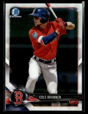 2018 Bowman Chrome #BCP154 Cole Brannen Prospects Card Boston Red Sox